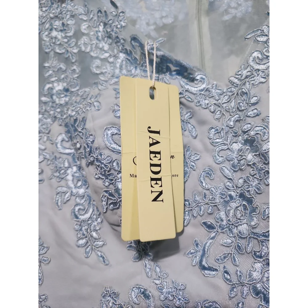 Women's JAEDEN Light Blue Maxi Dress - Picture 2 of 6